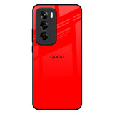 Blood Red Oppo Reno 12 5G Glass Back Cover Online