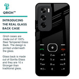 Classic Keypad Pattern Glass Case for Oppo Reno 12 5G