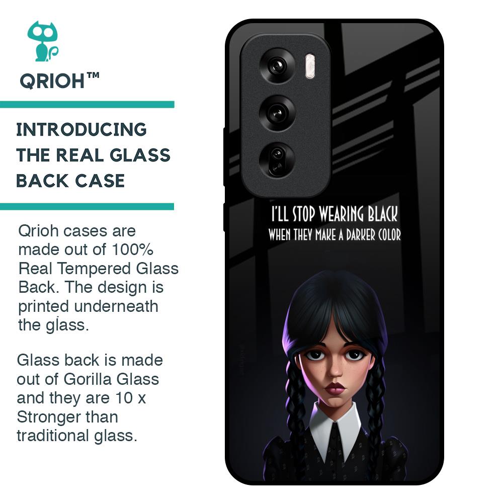 Aesthetic Digital Art Glass Case for Oppo Reno 12 5G