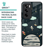 Astronaut Dream Glass Case For Oppo Reno 12 5G