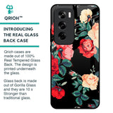 Floral Bunch Glass Case For Oppo Reno 12 5G
