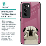 Funny Pug Face Glass Case For Oppo Reno 12 5G