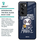 Struggling Panda Glass Case for Oppo Reno 12 5G