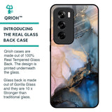 Marble Ink Abstract Glass Case for Oppo Reno 12 5G