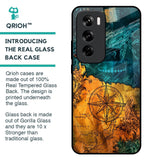 Architecture Map Glass Case for Oppo Reno 12 5G