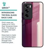 Brush Stroke Art Glass Case for Oppo Reno 12 5G