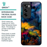 Multicolor Oil Painting Glass Case for Oppo Reno 12 5G