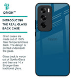 Cobalt Blue Glass Case for Oppo Reno 12 5G