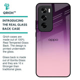 Purple Gradient Glass case for Oppo Reno 12 5G
