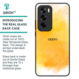 Rustic Orange Glass Case for Oppo Reno 12 5G