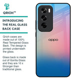 Blue & Pink Ombre Glass case for Oppo Reno 12 5G