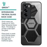 Hexagon Style Glass Case For Oppo Reno 12 5G