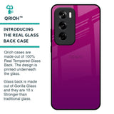 Magenta Gradient Glass Case For Oppo Reno 12 5G