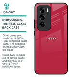 Solo Maroon Glass case for Oppo Reno 12 5G