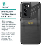 Grey Metallic Glass Case For Oppo Reno 12 5G