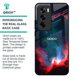 Brush Art Glass Case For Oppo Reno 12 5G