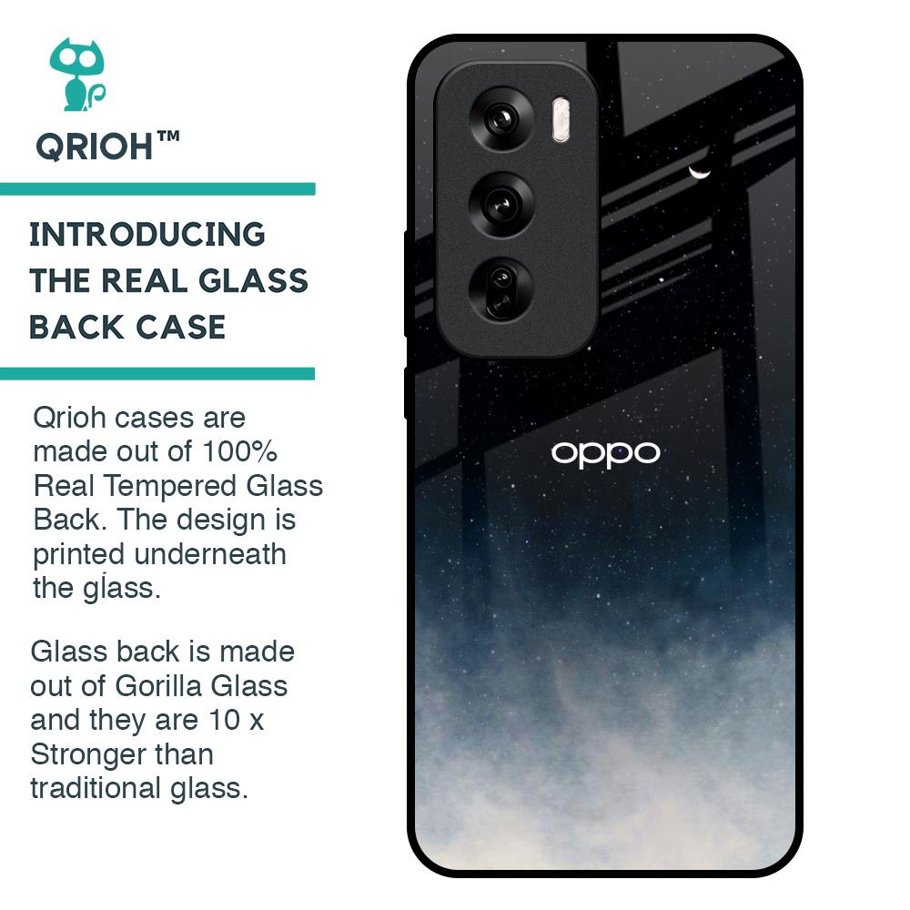 Aesthetic Sky Glass Case for Oppo Reno 12 5G