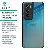 Sea Theme Gradient Glass Case for Oppo Reno 12 5G