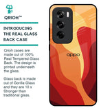 Magma Color Pattern Glass Case for Oppo Reno 12 5G