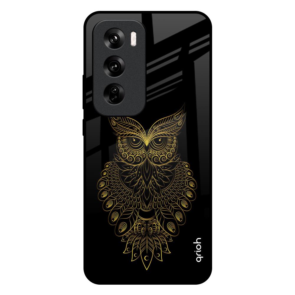 Golden Owl Oppo Reno 12 Pro 5G Glass Back Cover Online