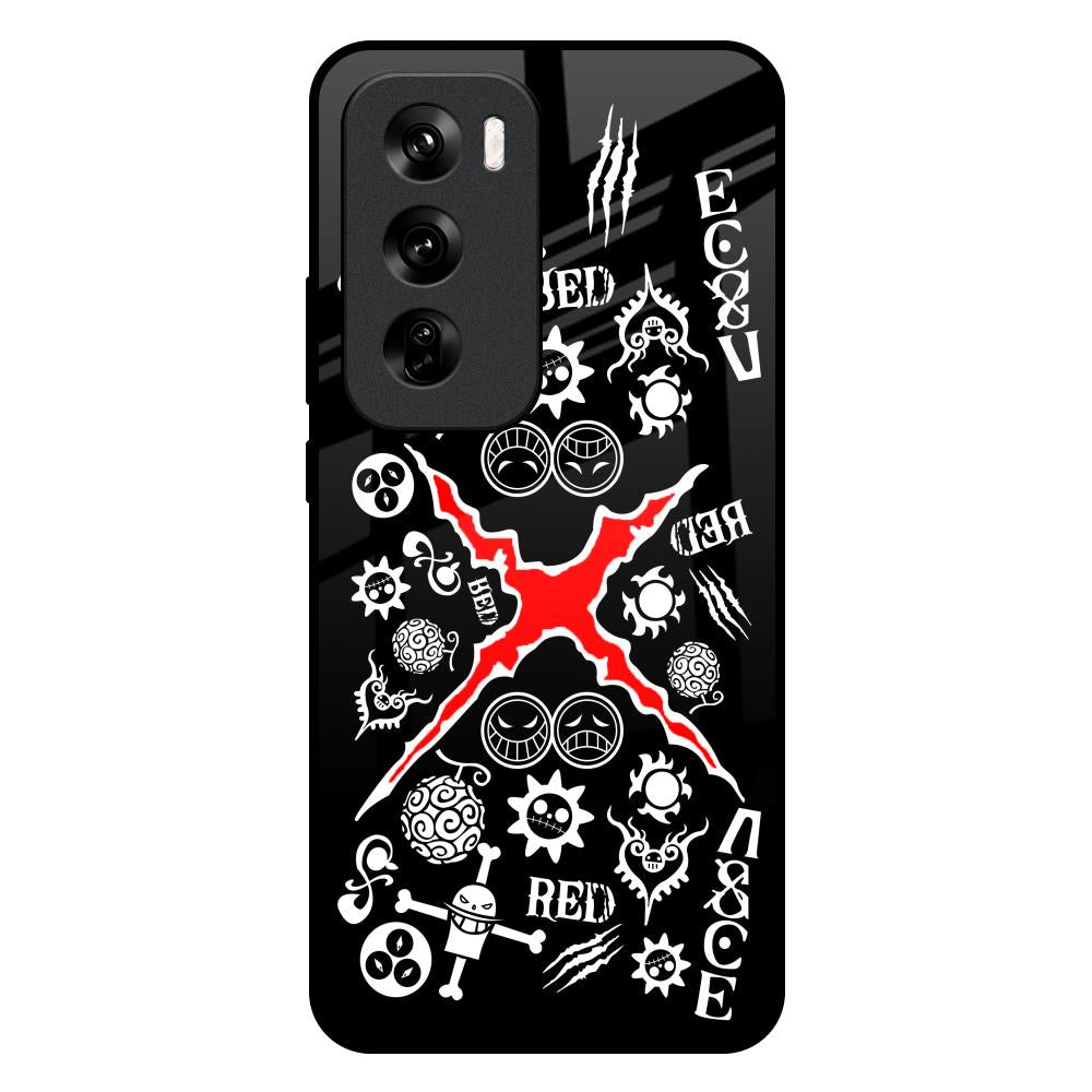 Red Zone Oppo Reno 12 Pro 5G Glass Back Cover Online