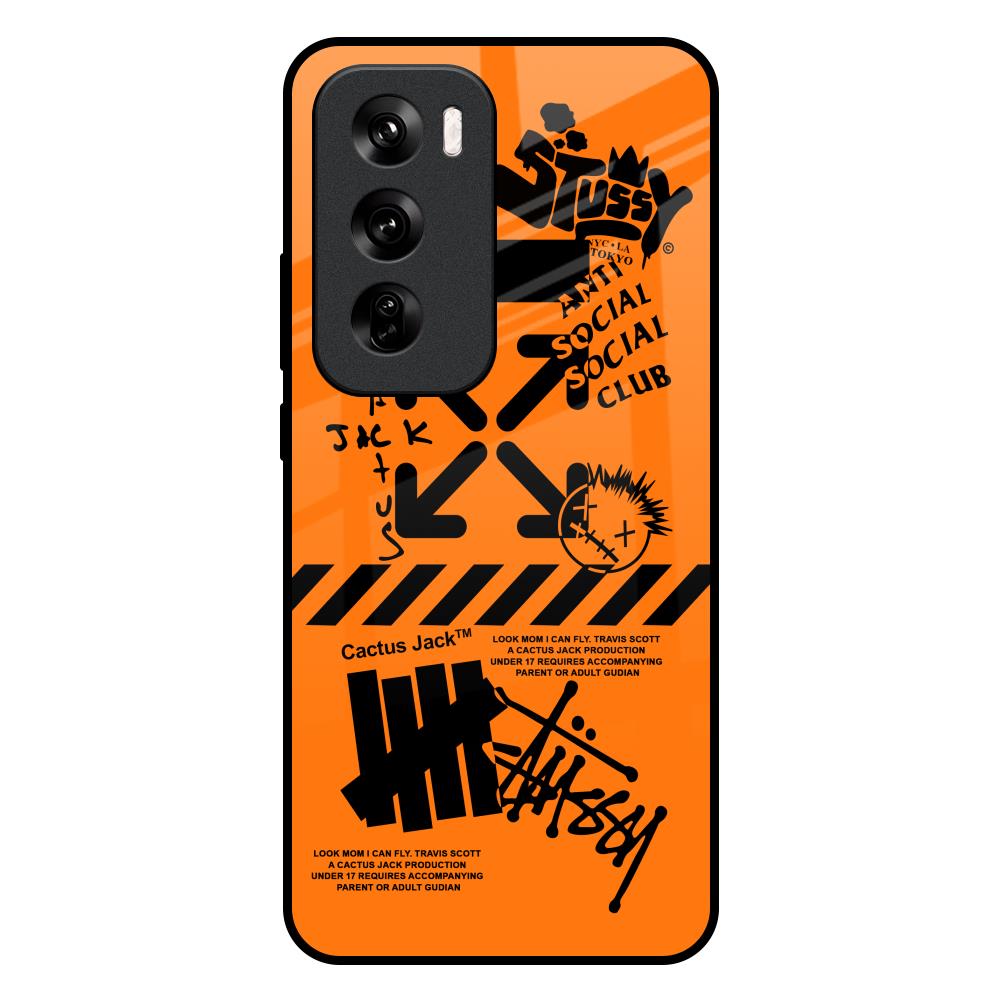 Anti Social Club Oppo Reno 12 Pro 5G Glass Back Cover Online