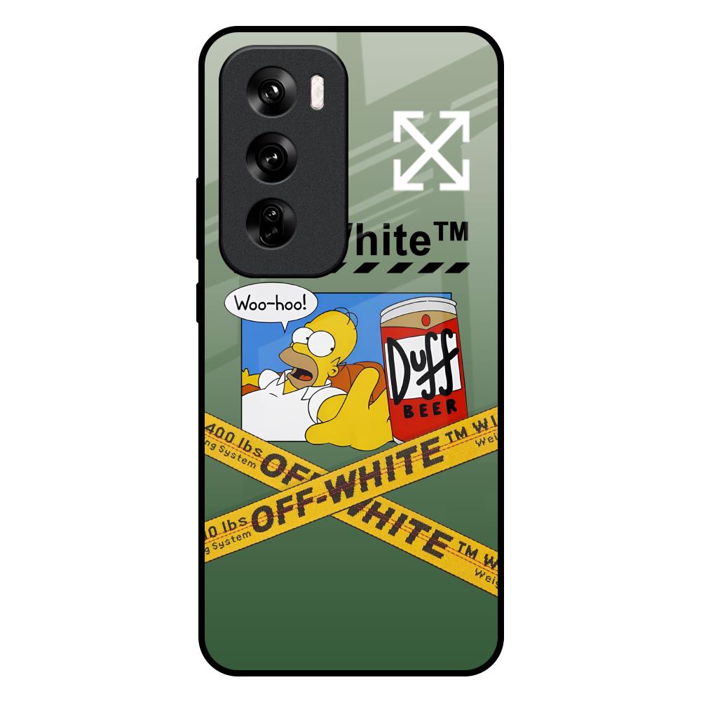 Duff Beer Oppo Reno 12 Pro 5G Glass Back Cover Online