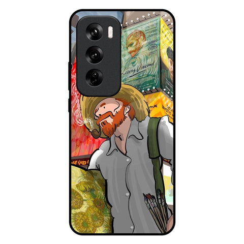 Loving Vincent Oppo Reno 12 Pro 5G Glass Back Cover Online