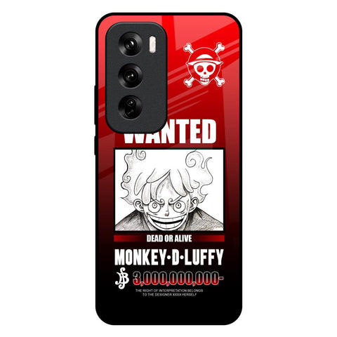 Luffy Wanted Oppo Reno 12 Pro 5G Glass Back Cover Online