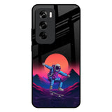 Retro Astronaut Oppo Reno 12 Pro 5G Glass Back Cover Online