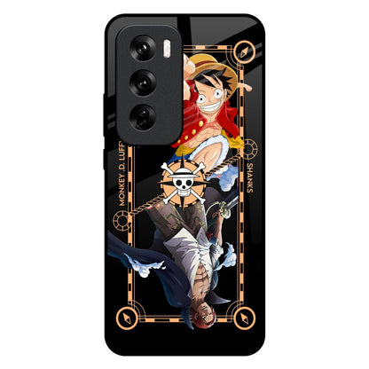Shanks & Luffy Oppo Reno 12 Pro 5G Glass Back Cover Online