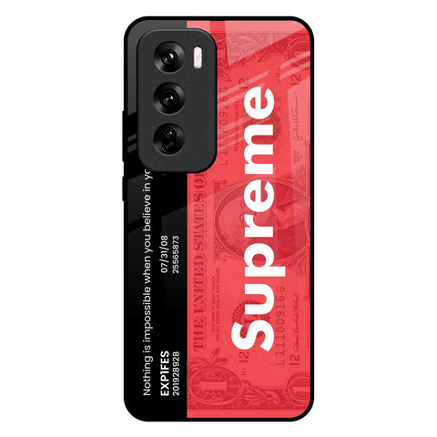 Supreme Ticket Oppo Reno 12 Pro 5G Glass Back Cover Online