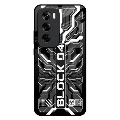 Monochrome Magic Oppo Reno 12 Pro 5G Glass Back Cover Online