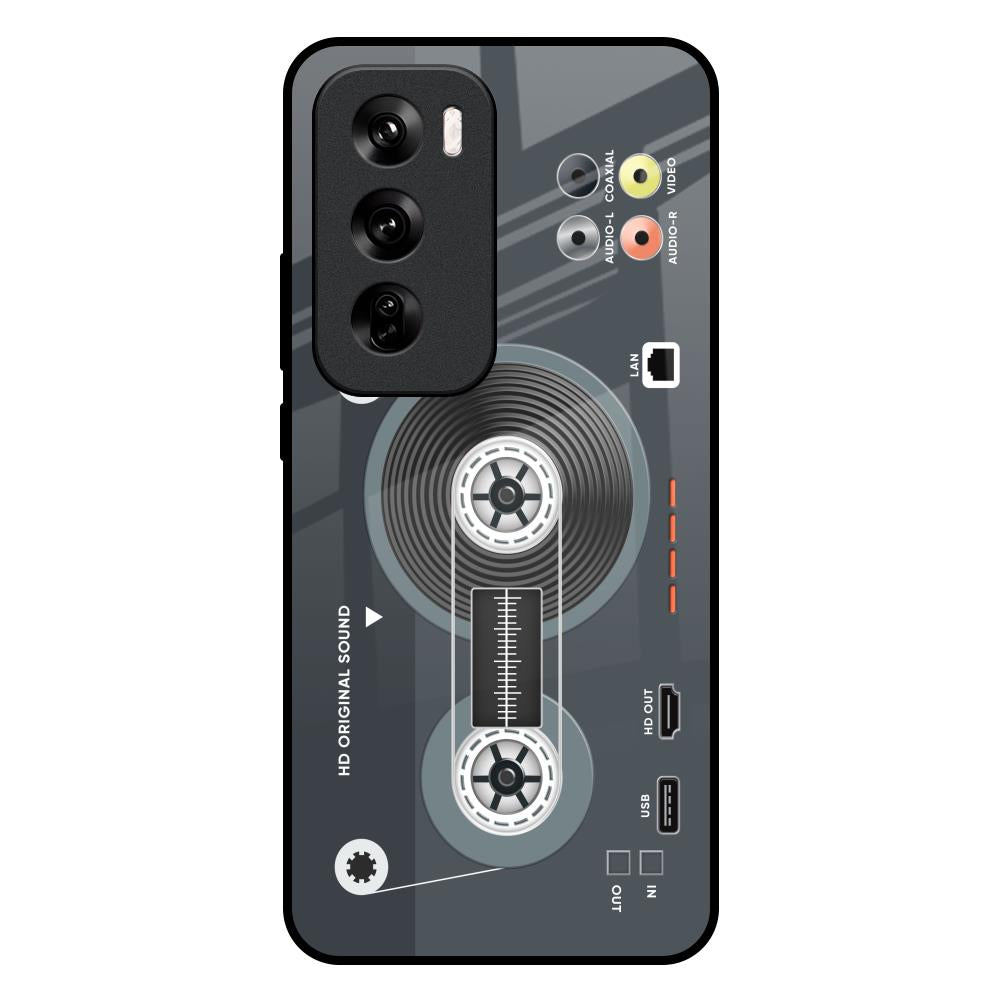 Retro Recorder Oppo Reno 12 Pro 5G Glass Back Cover Online