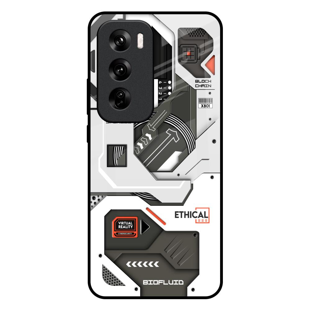 Explore Circuit Oppo Reno 12 Pro 5G Glass Back Cover Online