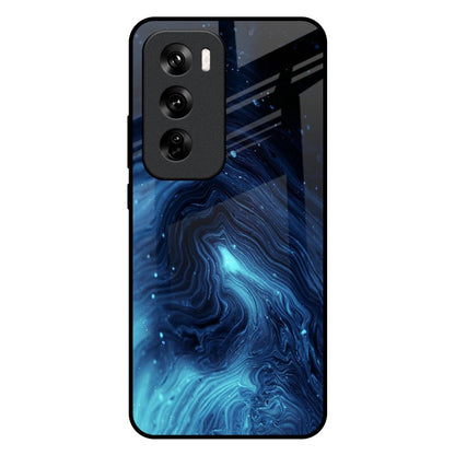 Dazzling Ocean Gradient Oppo Reno 12 Pro 5G Glass Back Cover Online