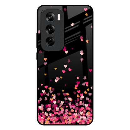 Heart Rain Fall Oppo Reno 12 Pro 5G Glass Back Cover Online