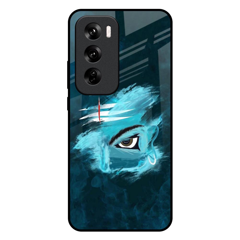 Power Of Trinetra Oppo Reno 12 Pro 5G Glass Back Cover Online