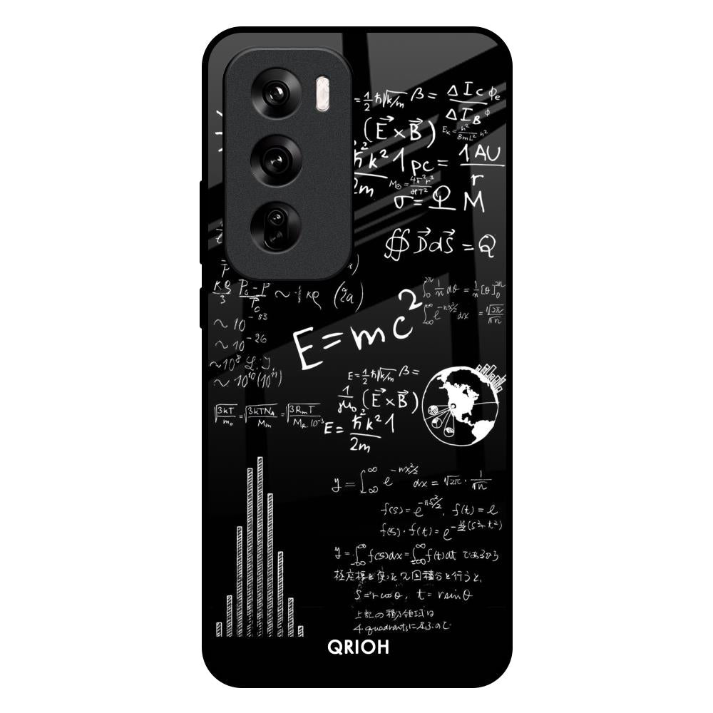 Funny Math Oppo Reno 12 Pro 5G Glass Back Cover Online