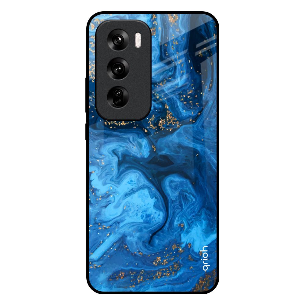 Gold Sprinkle Oppo Reno 12 Pro 5G Glass Back Cover Online
