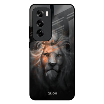 Devil Lion Oppo Reno 12 Pro 5G Glass Back Cover Online