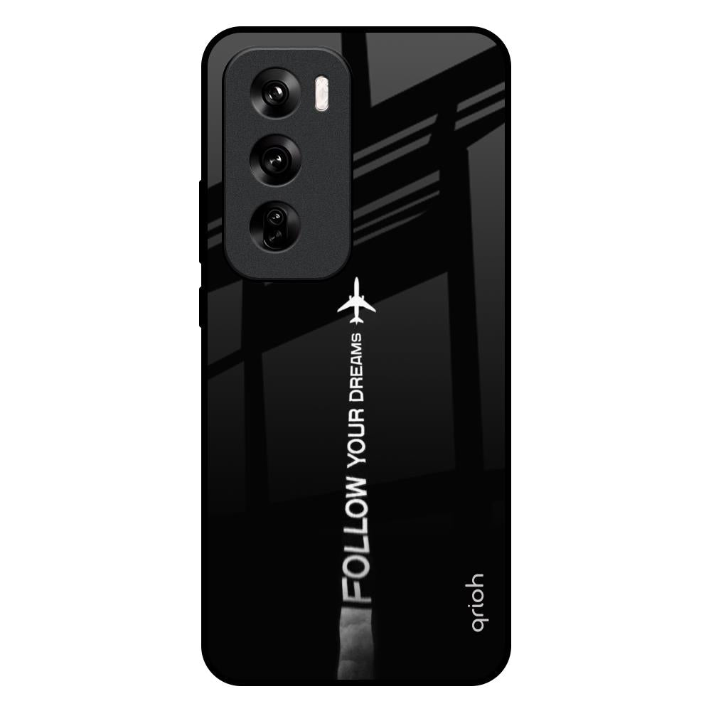 Follow Your Dreams Oppo Reno 12 Pro 5G Glass Back Cover Online