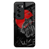 Red Moon Tiger Oppo Reno 12 Pro 5G Glass Back Cover Online
