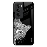 Kitten Mandala Oppo Reno 12 Pro 5G Glass Back Cover Online
