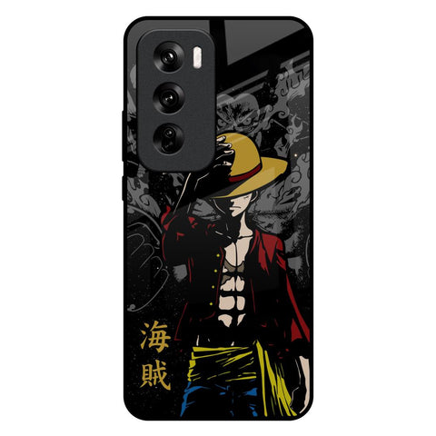 Dark Luffy Oppo Reno 12 Pro 5G Glass Back Cover Online