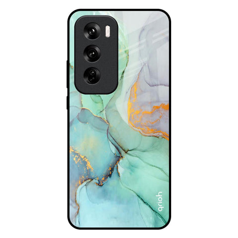 Green Marble Oppo Reno 12 Pro 5G Glass Back Cover Online