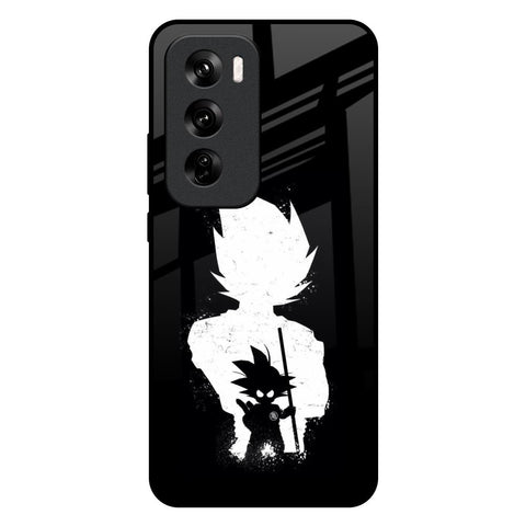 Monochrome Goku Oppo Reno 12 Pro 5G Glass Back Cover Online