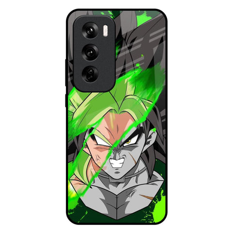 Anime Green Splash Oppo Reno 12 Pro 5G Glass Back Cover Online