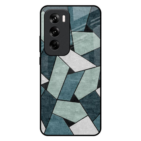 Abstact Tiles Oppo Reno 12 Pro 5G Glass Back Cover Online