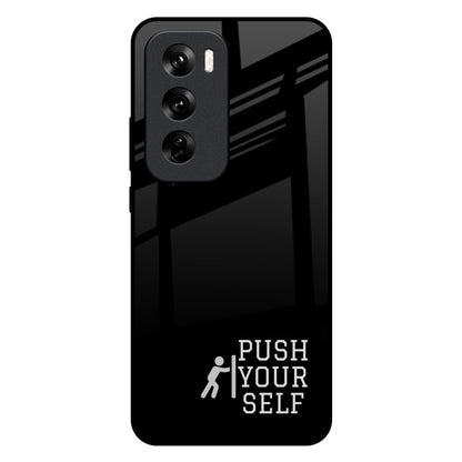 Push Your Self Oppo Reno 12 Pro 5G Glass Back Cover Online